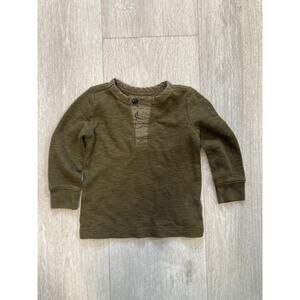 Carter’s Olive Green Baby Boy’s Polo Shirt, Size 12-18M